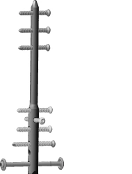Femoral A/R pins Ø 9 mm, length 180 to 240 mm, spacing 20 mm, article 720.1XX