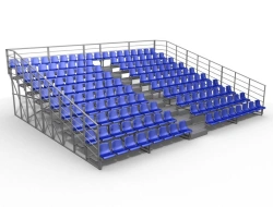 Collapsible tribune of "TMSR" type