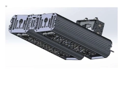 LED luminaire "Industrial Design MTM IoT" CUBIC 100 series Two modules Connection from sides 5 degrees Mounting 42mm Cradle