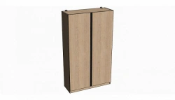 Double-door cupboard with profile handle SH03 "MNS"