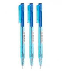 Automatic ballpoint pen, blue rod 0,7mm oil-based
