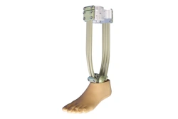 Tibial prosthesis Tibia 28 universal aluminium alloy ring PCA for connection to an individual sleeve and fixation.
