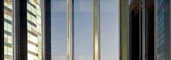 8 mm thick sheet glass with low-emission soft coating of Stopray Titanium 37T trademark