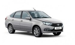 Vehicle LADA GRANTA, LADA Granta Training, LADA Granta manual control, type 219, modification 219140