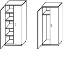 Wardrobe (in the entrance hall)