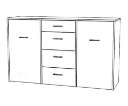 Tables and posters storage system