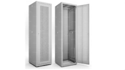 19" STANDARD 47U 800x1000 mm floor cabinet, front door perforated, side panels removable