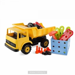 Toy Dump Truck with Multikruti constructor