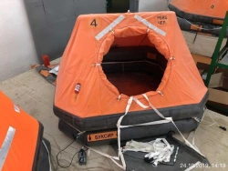 Salvage inflatable yacht rescue raft of the dropable type for inland and mixed (river-sea) navigation vessels PSNYA-4, PSNYA-4 C