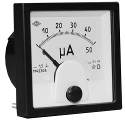 DC panel microammeters, millivoltmeters M42305