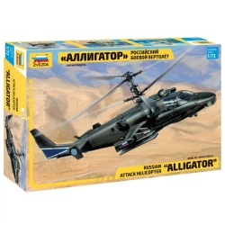 Assembled model Russian combat helicopter "Alligator"