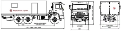 Special vehicles, type 1714 mod: 1714-0000010-KKK1 on the basis of chassis and vehicles KAMAZ mod. 43118-50, 43118-37, 5350-37,