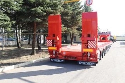 Eight-axle high frame semi-trailers, com. nam. 9942H8 (modifications c 9942H8-00 to 9942H8-10) on axles 9323313.00.000 manufactu