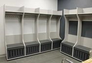 Wardrobe 5 sections with bench SHDO-5S