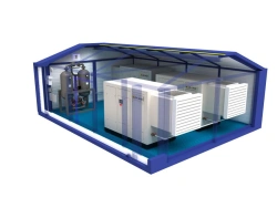 Screw compressor station - modular, container type: BKK