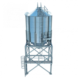 Metal silo with cone bottom (expeditionary) SKE22-2-3,2/2