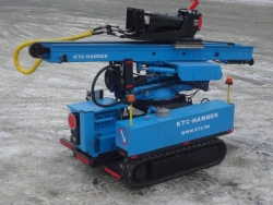 Hydraulic self-propelled piling machine on caterpillar track "KTC-HAMMER"