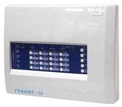 Alarm and fire alarm control and monitoring device "Granit 16"