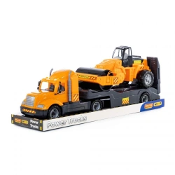 "Mike", Trailer Car + Road Roller (in tray), item 58584