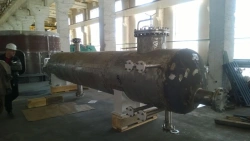 Stabilisation column reboiler