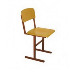 Non-adjustable student chair