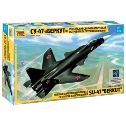 Assembled model "Su-47 Berkut aircraft"
