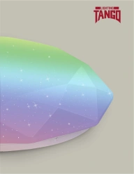 LED wall-ceiling luminaire TM "TANGO" NBBD-RC-R-1 "CRYSTAL" LUXE 60W RGB