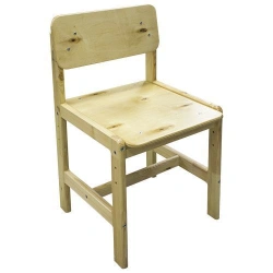 Height-adjustable wooden children's chair type II ?1-3