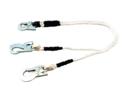 Non-adjustable two-branch sling made of polyamide rope Vd
