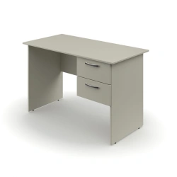 Teacher's desk with hanging cabinet 2 drawers