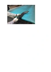 K0 left-hand trim of the tailgate with non-opening window