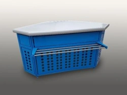 Refrigerated table DS FACTORY - Corner 90 degrees trapezium refrigerated