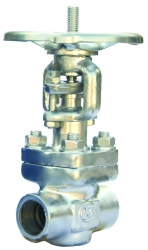 Compact steel gate valve 15s57nzh