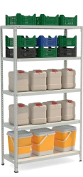 Metal shelf reinforced shelving unit model STF Shelf 1045-1.8