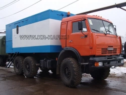 Van truck model 574214 on KAMAZ-5350-D5 chassis