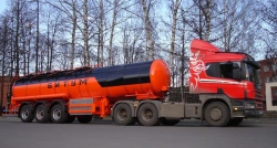 Tank semi-trailer for dark oil products BCM-111