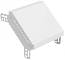 CLP1NR-050-300 ESCA Swivel 90° external 90° 50x300mm RAL 9016 IEK
