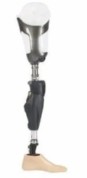 Modular hip prosthesis with microprocessor control, PN6-OB-E