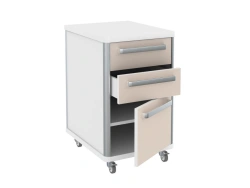 Storage cabinet for laboratory instruments and consumables TP 1-3 from the furniture set for clinical diagnostic laboratories