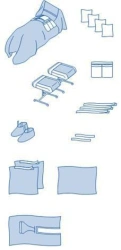 Single-use sterile surgical linen sets "ZDRAVMEDTECH" according to TU 9398-003-38957094-2005, version: Linen set o