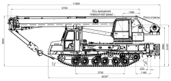 Self-propelled jib crane KS-59713-14T and its modifications