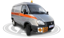 Truck for transportation of dangerous goods of EX/II category, modification 28724T, on the basis of GAZ chassis, modification 27