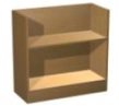 Discharge rack on plinth 700x300x750 mm