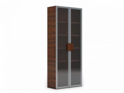 Double-door cupboard (glass front) / TA17A/TA14B 900*420*2200, Art. KY 1215G