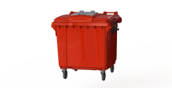 Mobile waste bin 1100l Art.22.C19.W (20.800.40.PE; 21.050.40.PE.W)
