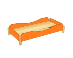 Stackable children's bed "Pyramid" 1456*656*320 mm KP-2