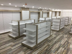 Wooden furniture for retailers Shelving unit for merchandise