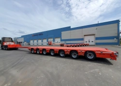 Semi-trailer MANAC 7S0U4N without hydraulic mechanisms with tyres KAMA NT 202 235/75R17,5 143/141 J, with disc wheels 167.9911.