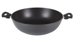Frying pan 300/85 with removable bakelite handles AP, TM Kukmara, line "Tradition", cast aluminium with non-stick coating