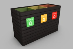 Bin for separate waste collection